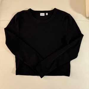Aritzia Black Long Sleeve Tee